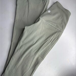 lululemon athletica Boot Cut Flare Pants in Sage Green